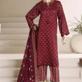 Sada Bahar Stitched 3 Piece Printed Lawn Vol-06 Suit-PR-490-Maroon