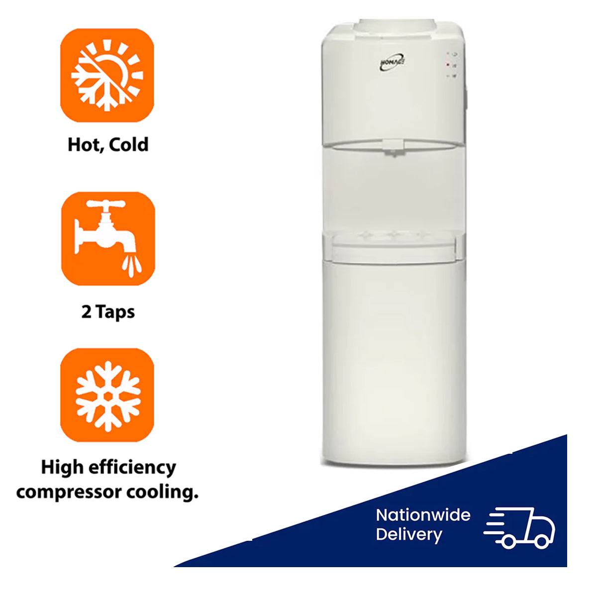 Homage HWD-49331P Water Dispenser Without Refrigerator Cabinet - My Store