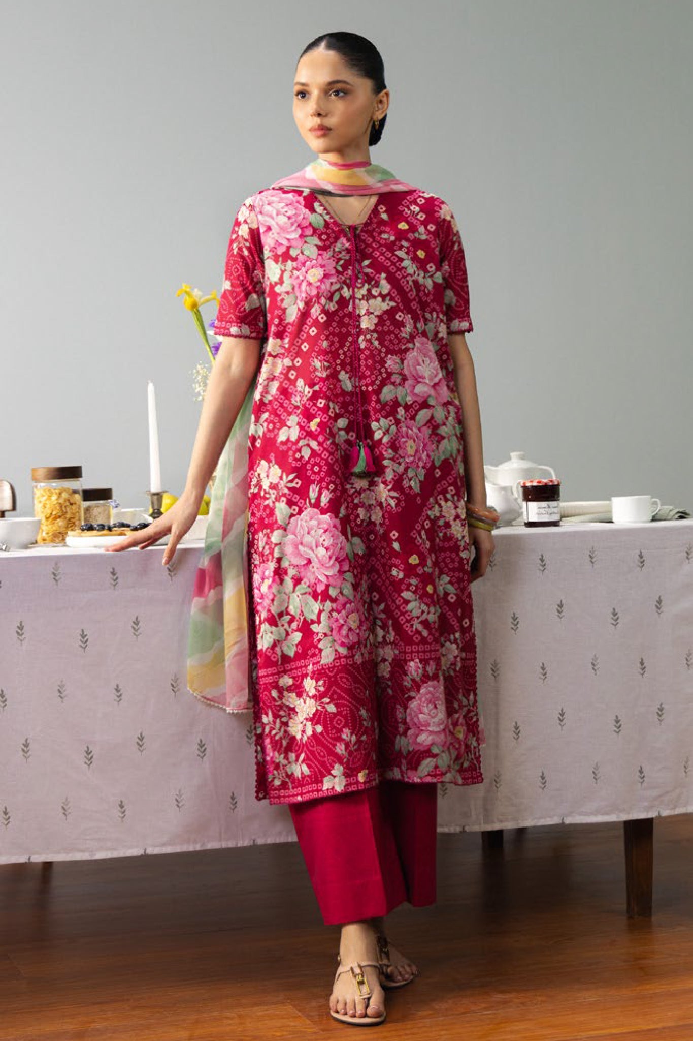 Coco By Zara Shahjahan Unstitched 3 Piece Prints Drop Two Suit-4B-KOHANA