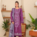 Sahiba By Huma Gul Unstitched 3 Piece Premium Winter Collection'2025-Prune HG-307