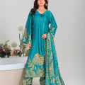 Vibrant Aura By Huma Gul Unstitched 3 Piece Satin Silk Edit Collection'2025-Velora HG-201
