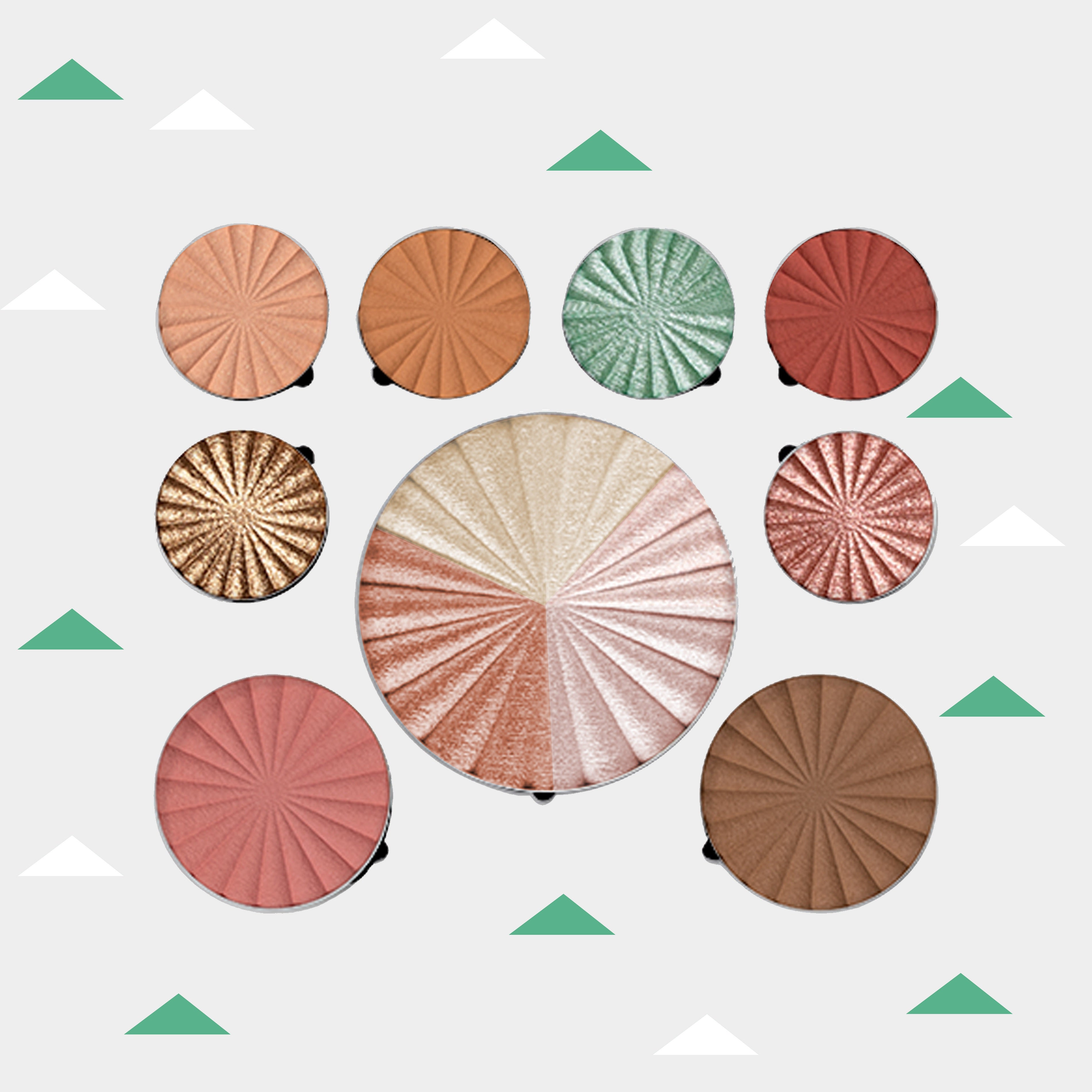MUICIN - White Blusher & Eyeshadow Palette