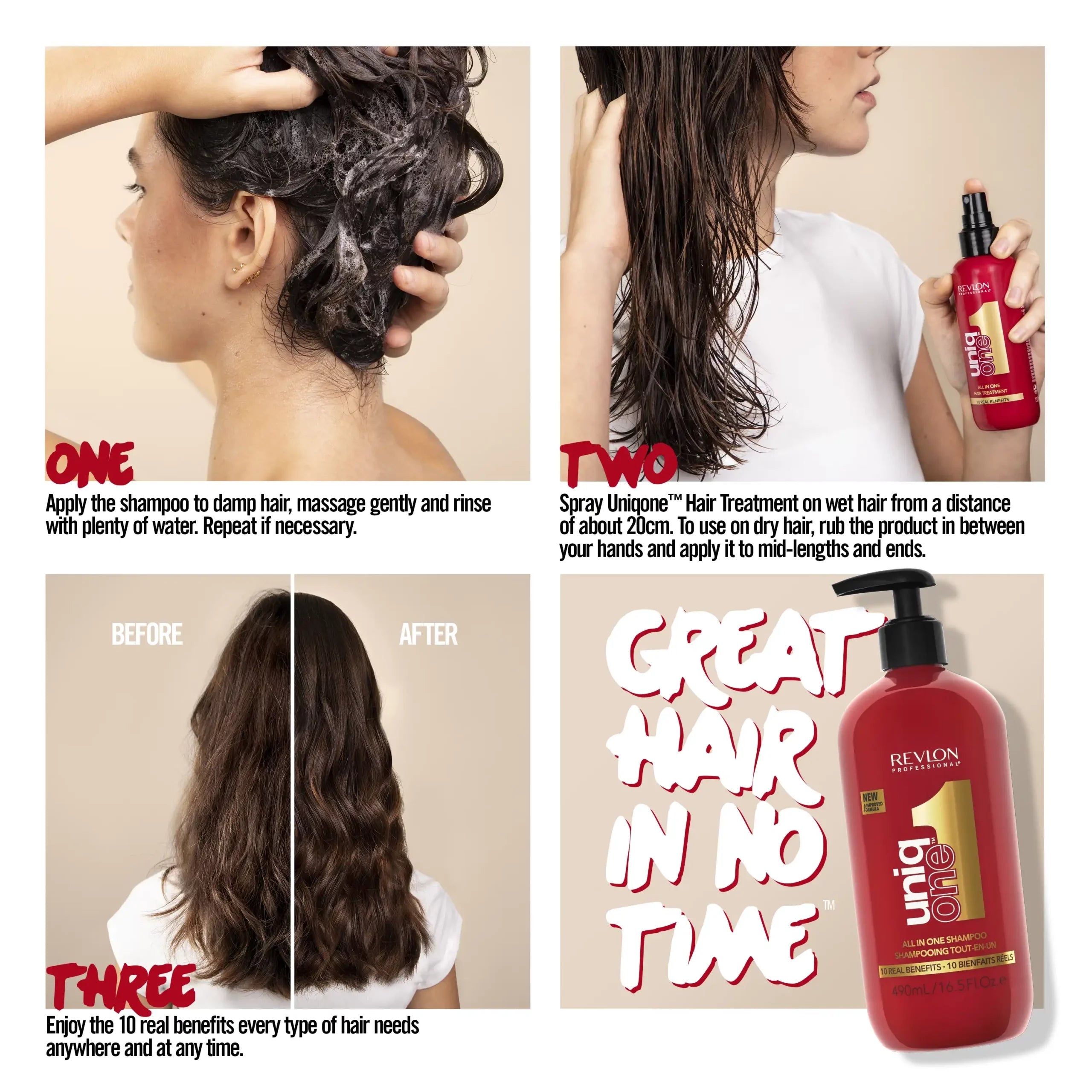 Revlon - UniqONE™ All-in-One Shampoo Classic Fragrance 490ml