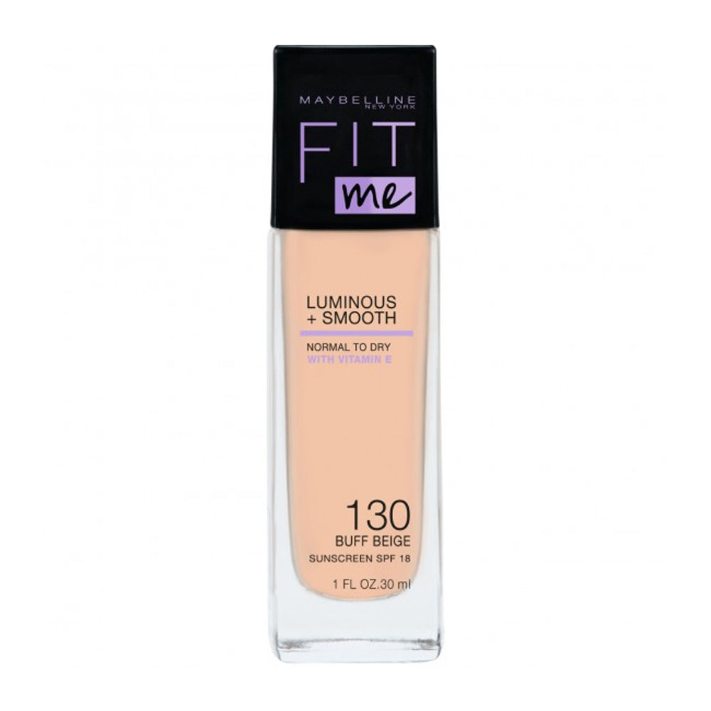 Maybelline New York Fit Me Luminous and Smooth Liquid Foundation- 130 Buff Beige