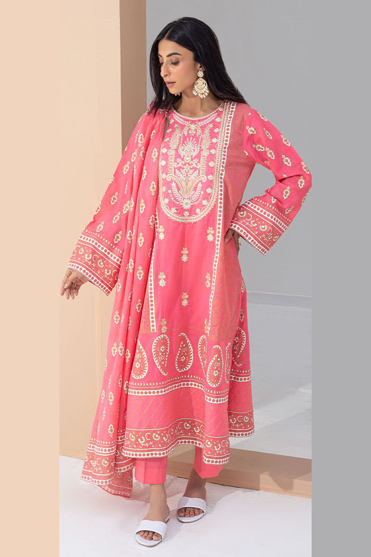 zellbury -Shirt Shalwar Dupatta - - 3 pc Lawn Suit -vol4