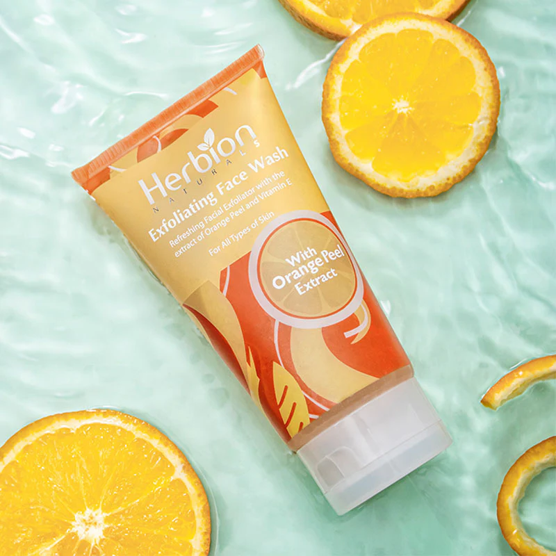 Herbion Orange Exfoliating Facewash 100Ml