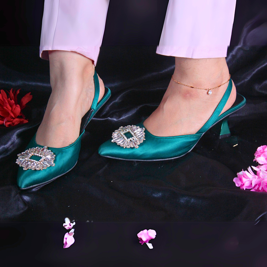 On Your Feets Heels-Christina Slingback Heeled