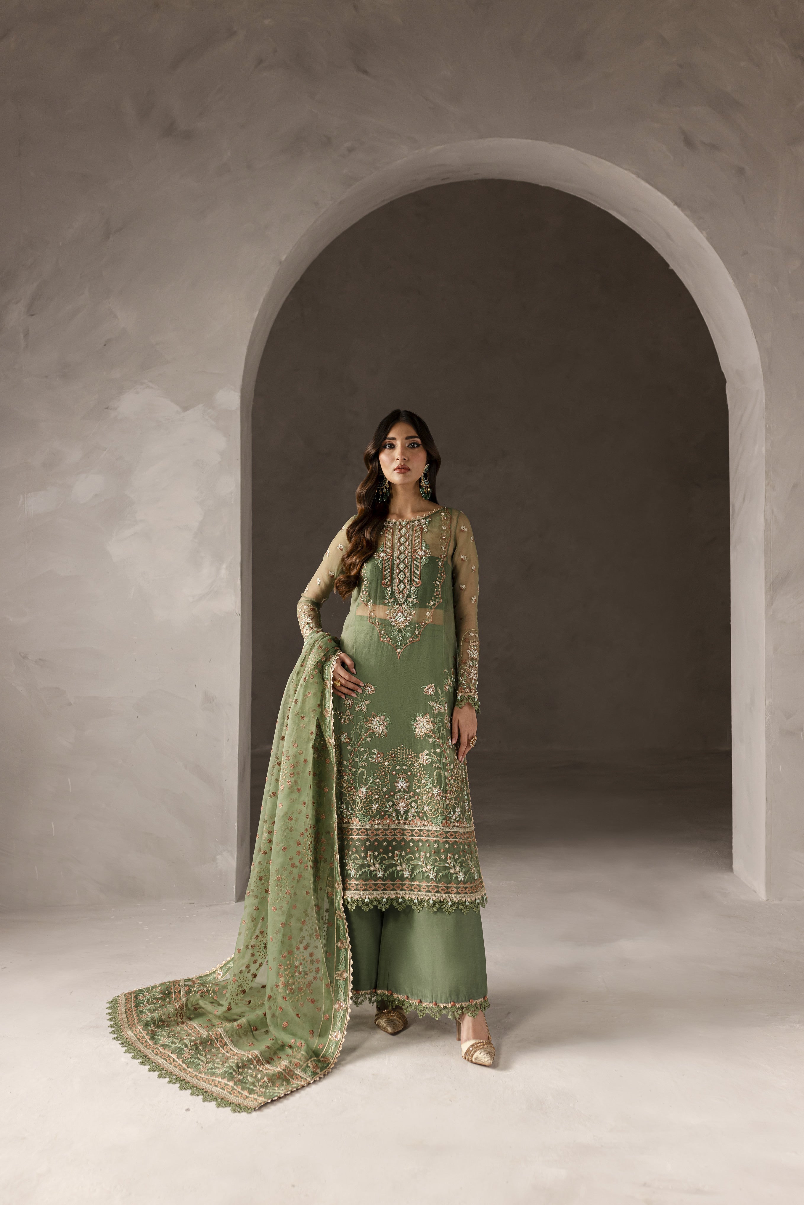Elysee By Imran Ramzan Unstitched 3 Piece Luxury Formals Collection'2025-Giardino Fiorito