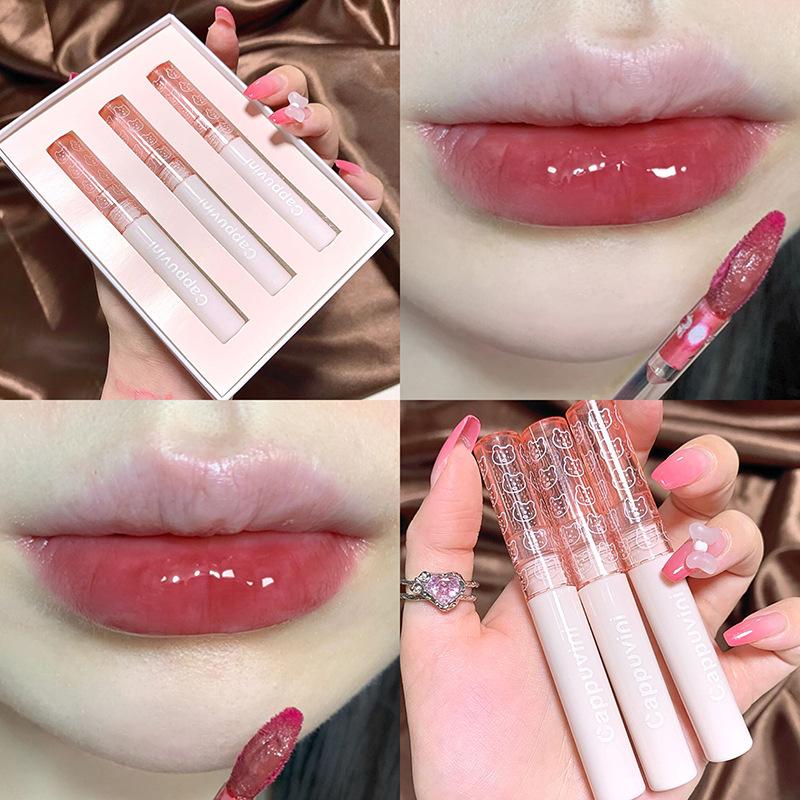 Facial Beauty Cute Little Juice Can Lipcream 3Pcs