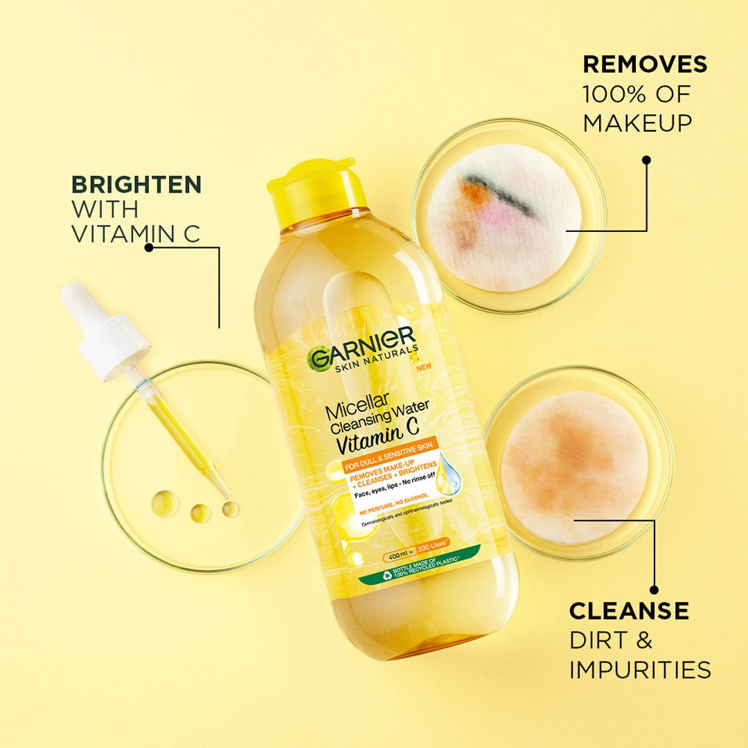 Garnier Vitamin C Micellar Makeup Cleansing Water 125Ml