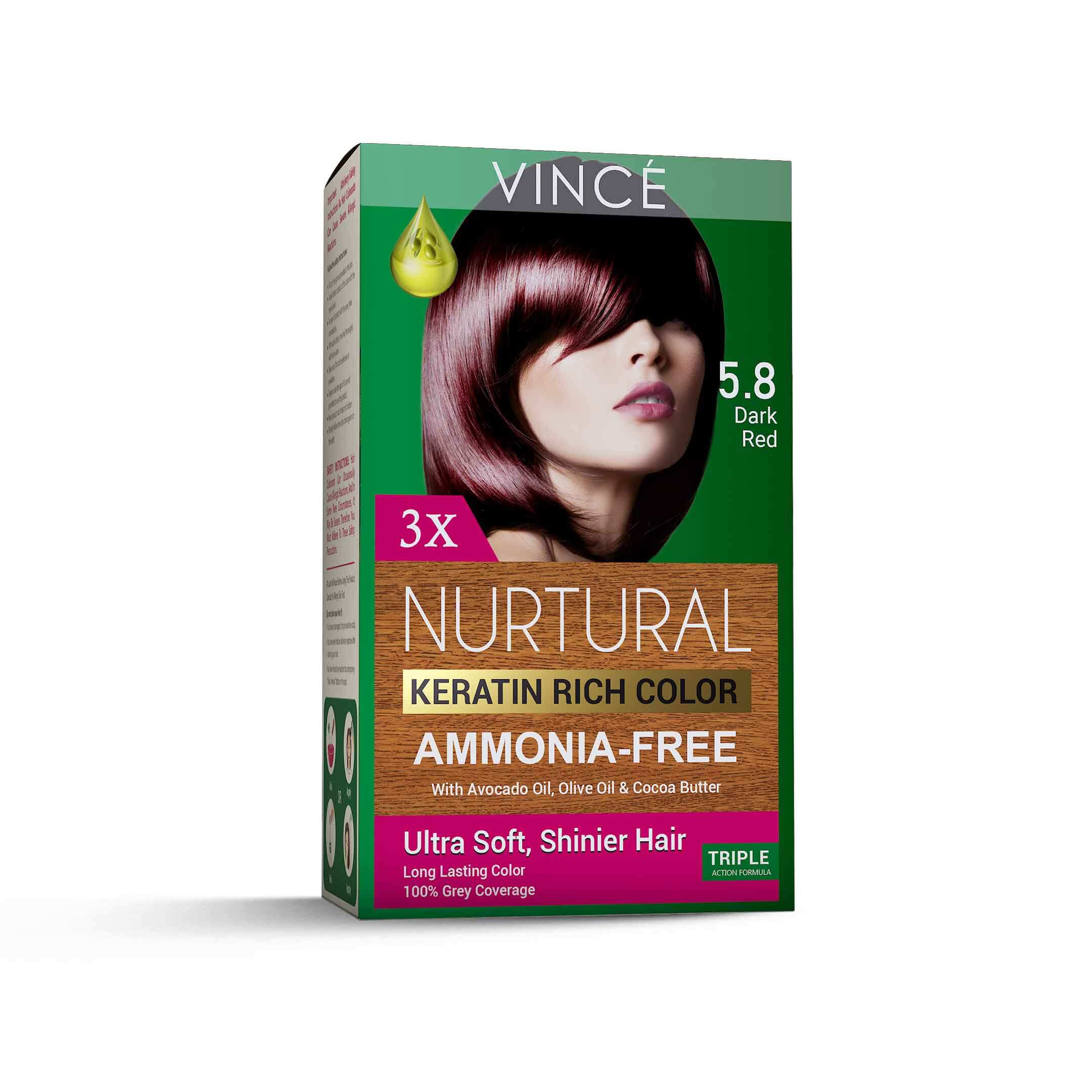 Vince - 5.8 - Dark Red - Nurtural Women Hair Color