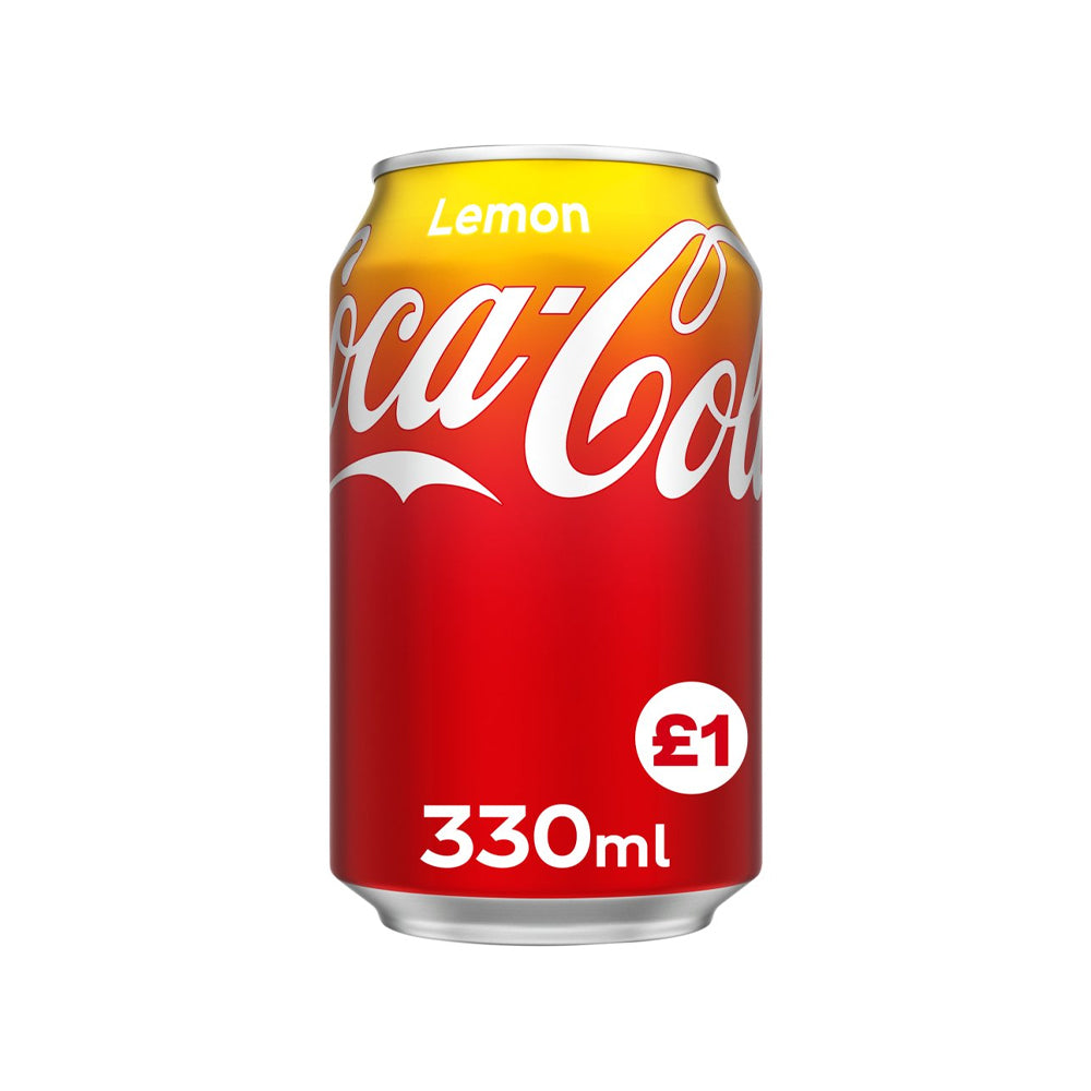 Coca Cola Lemon Can 330ml - Snapcart.pk