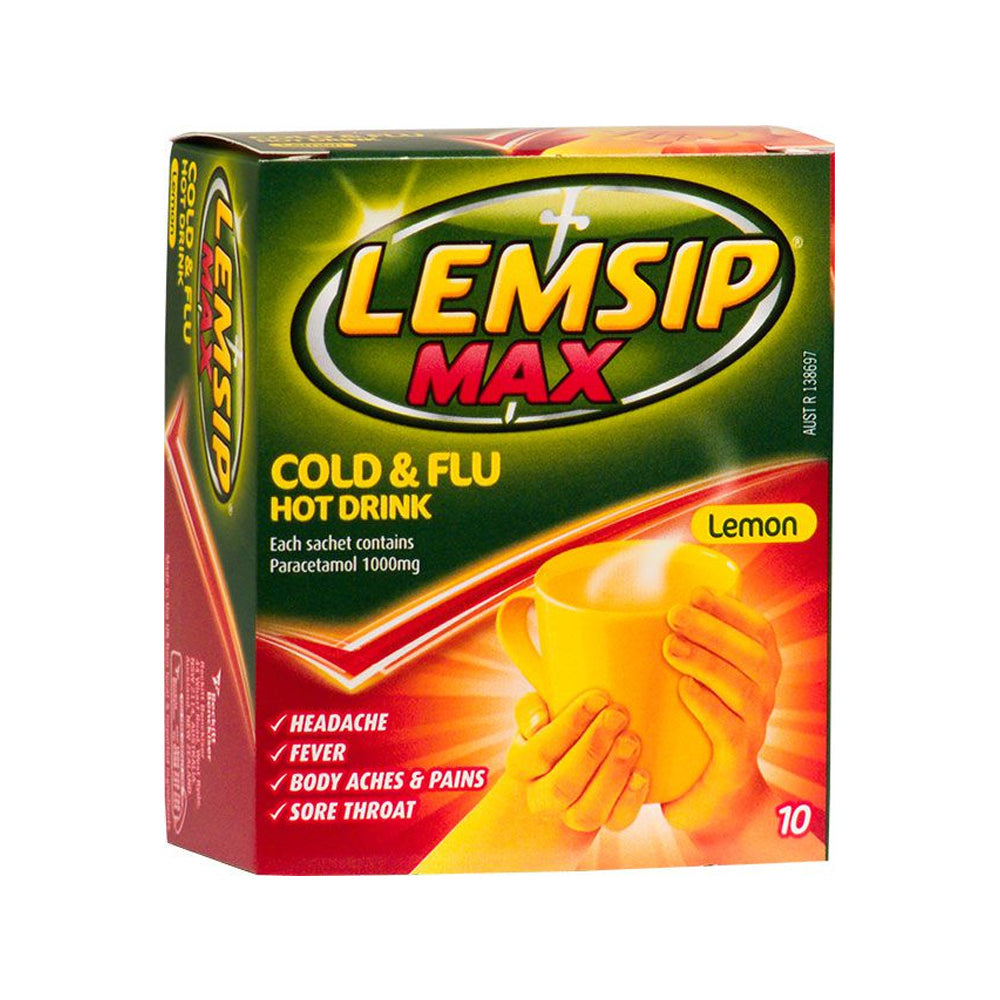 Lemsip Max Cold And Flu Lemon 10s - Snapcart.pk