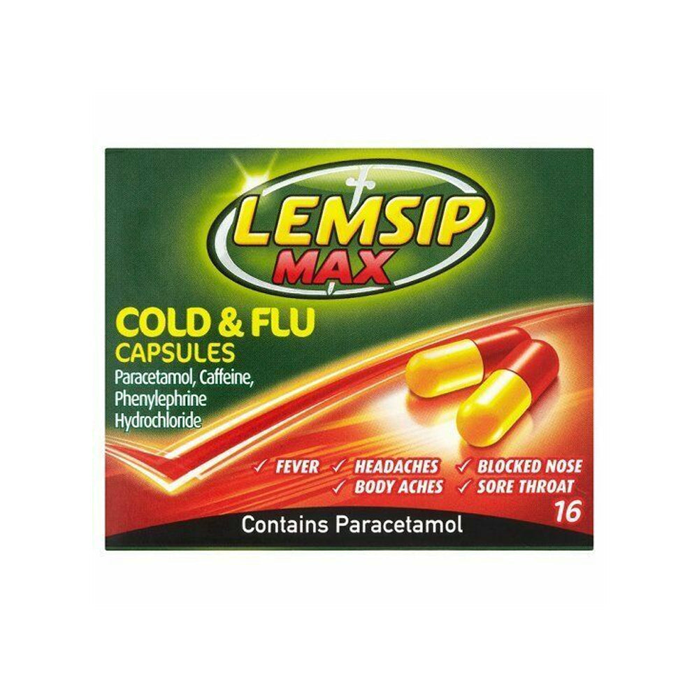 Lemsip Max Cold & Flu Cap 16s - Snapcart.pk