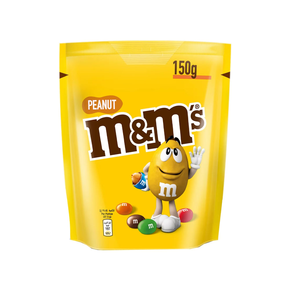 M&ms Peanut 150gm Pouch - Snapcart.pk