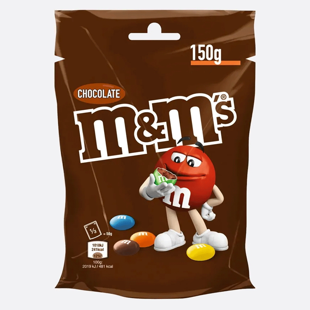 M&Ms Chocolate Pouch 150g - Snapcart.pk
