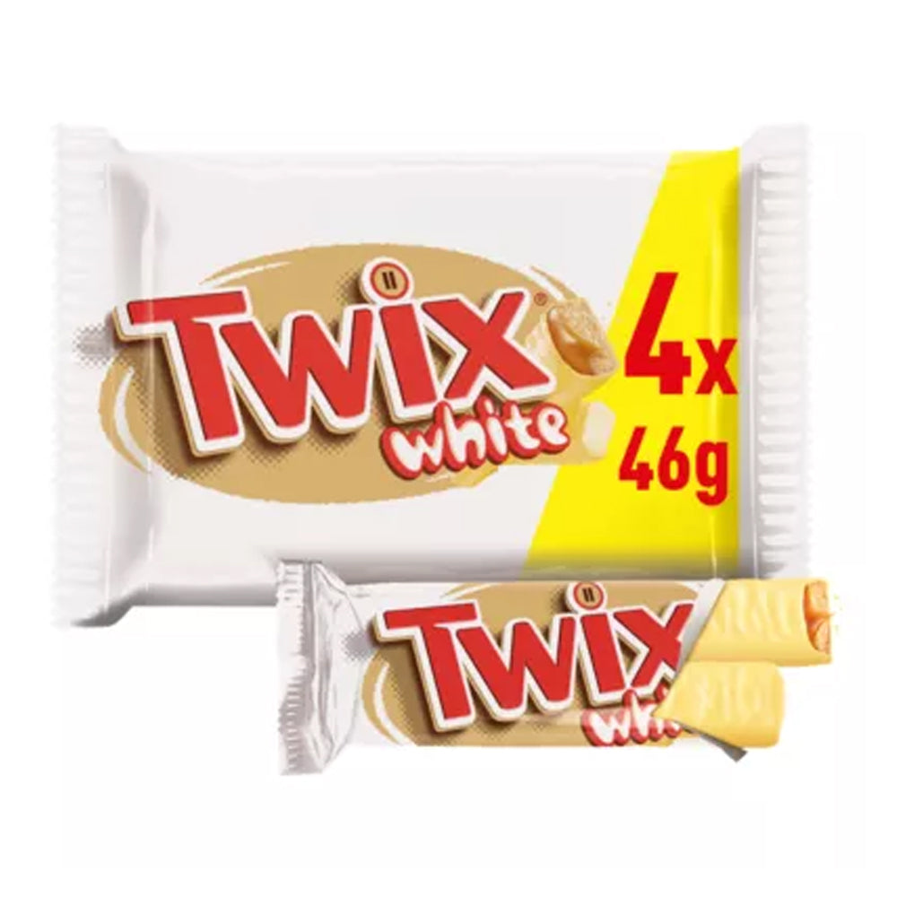 Twix White Chocolate 4x(2x23g) =184g