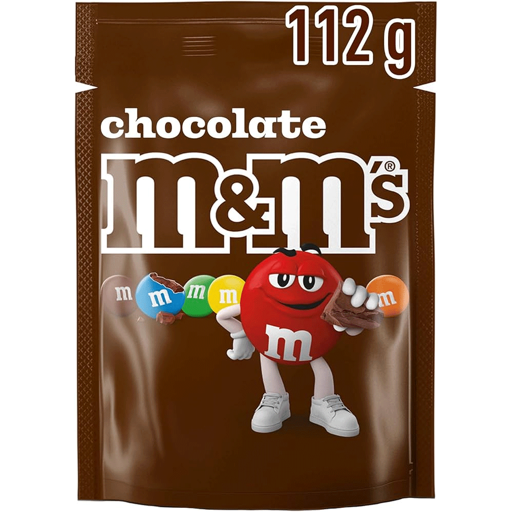M&Ms Milk Chocolate Pouch 112g