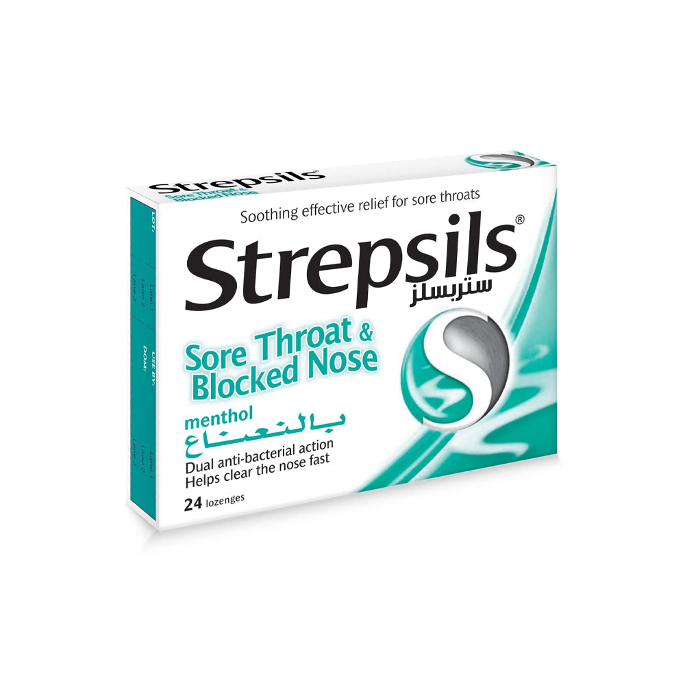 Strepsils Menthol 24 Lozenges - Snapcart.pk