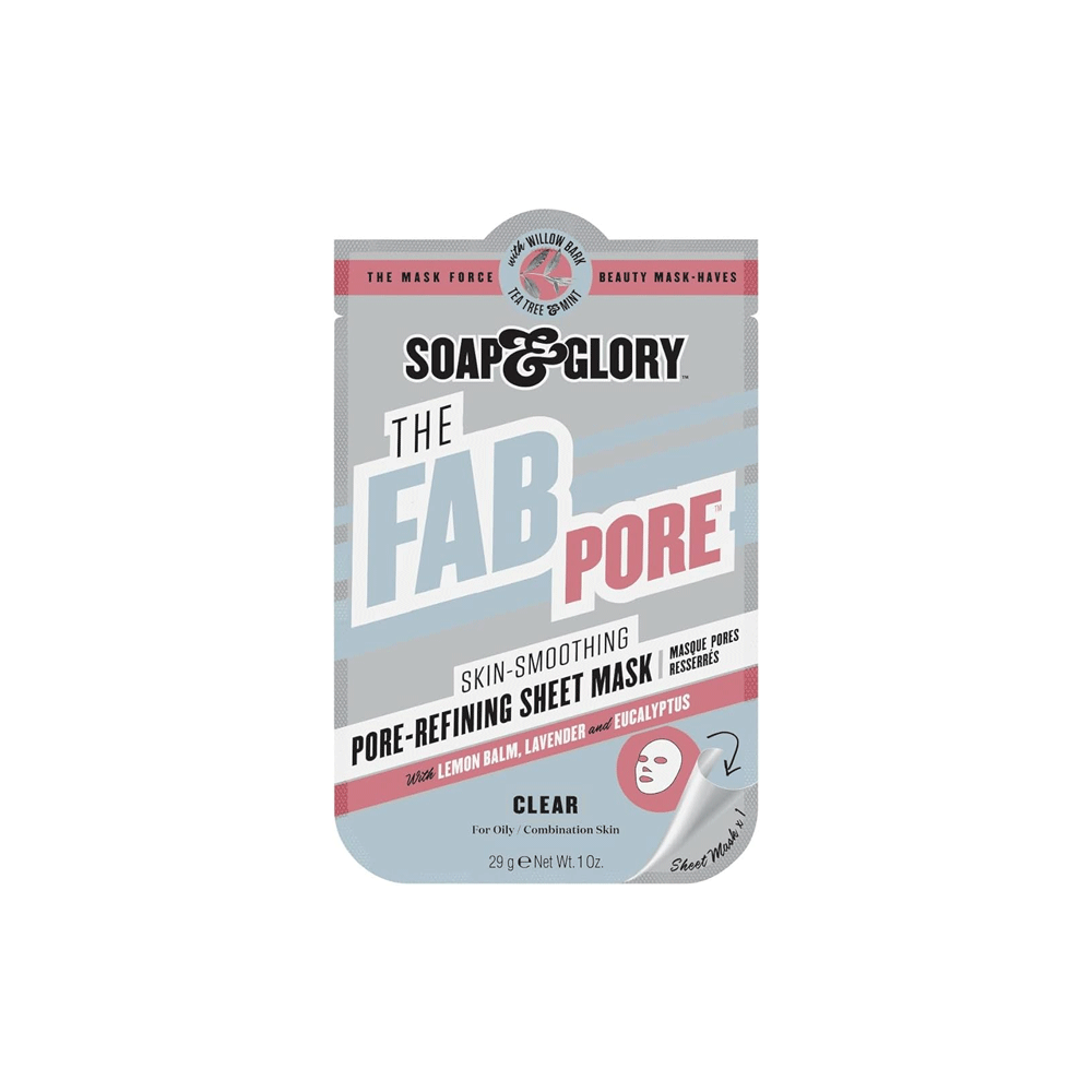 Soap & Glory The Fab Pore Skin Smoothing Sheet Mask 29g - Snapcart.pk