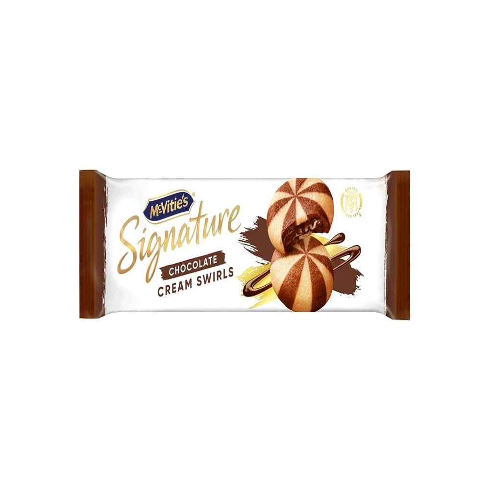 Mcvities Signature Chocolate Cream Swirls 142g