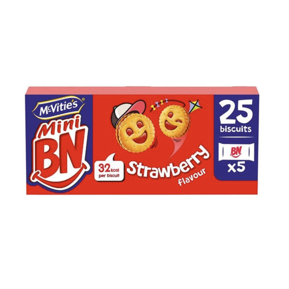 Mcvities Mini Bn Strawberry Flavour Biscuits 175g
