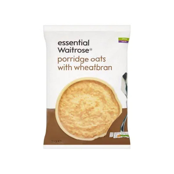 Essential Waitrose Porridge Oats With Wheatbran 1kg - Snapcart.pk