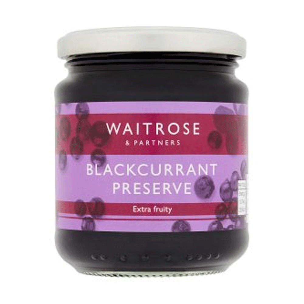 Waitrose Blackcurrant Preserve 340g