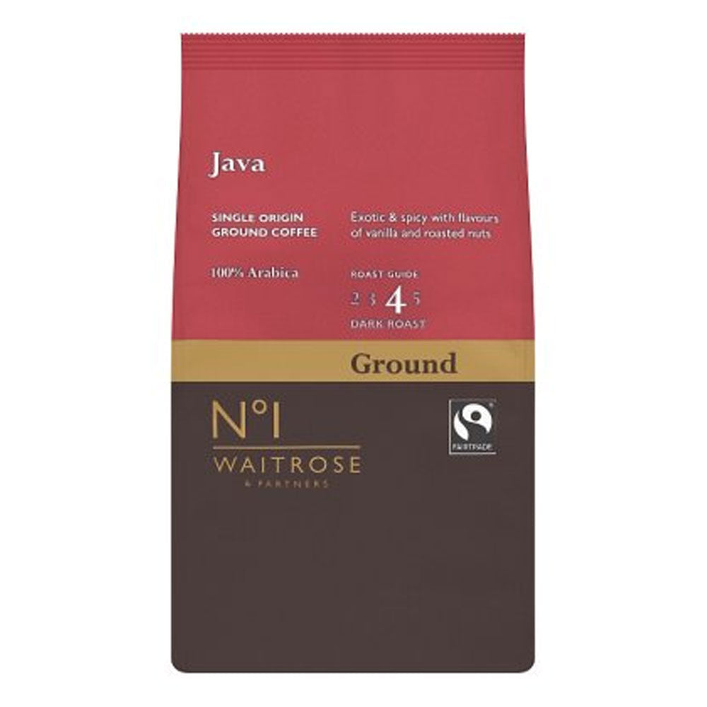Waitrose Java Dark Roast Ground Coffee 227g