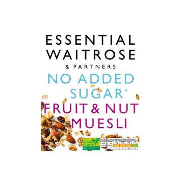 Waitrose Essential Fruit & Nut Muesli 1kg - Snapcart.pk
