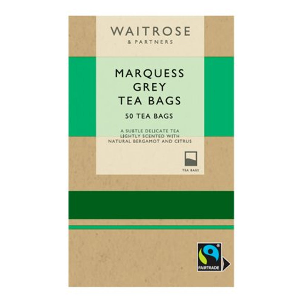 Waitrose Marquess Grey Tea Bags 50s 125g