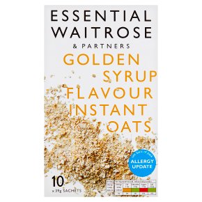 Essential Waitrose Golden Syrup Instant Oats 390g - Snapcart.pk