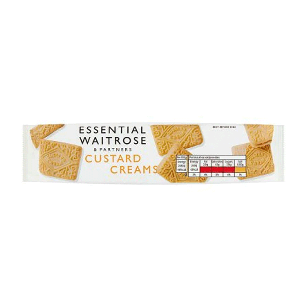 Essential Waitrose Custard Creams Biscuits 150g - Snapcart.pk