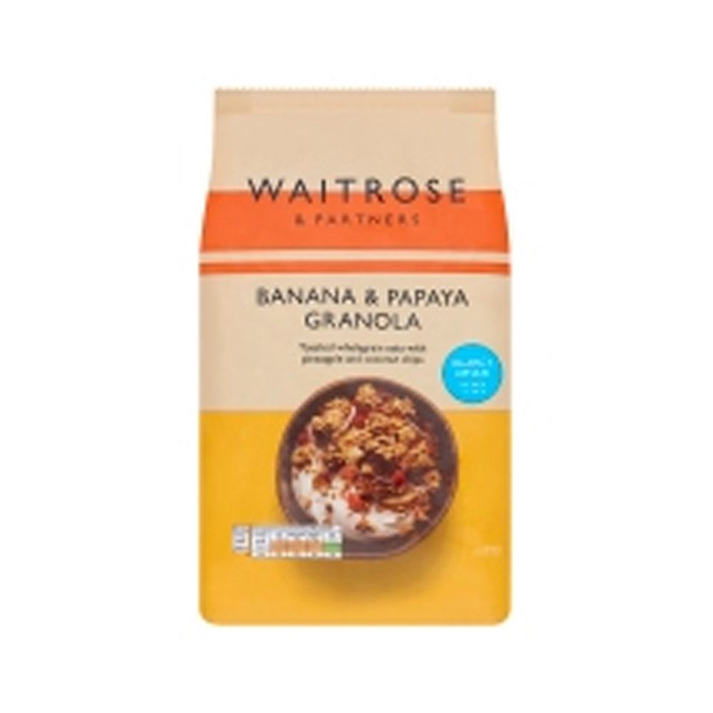 Waitrose Banana & Papaya Granola 1kg - Snapcart.pk
