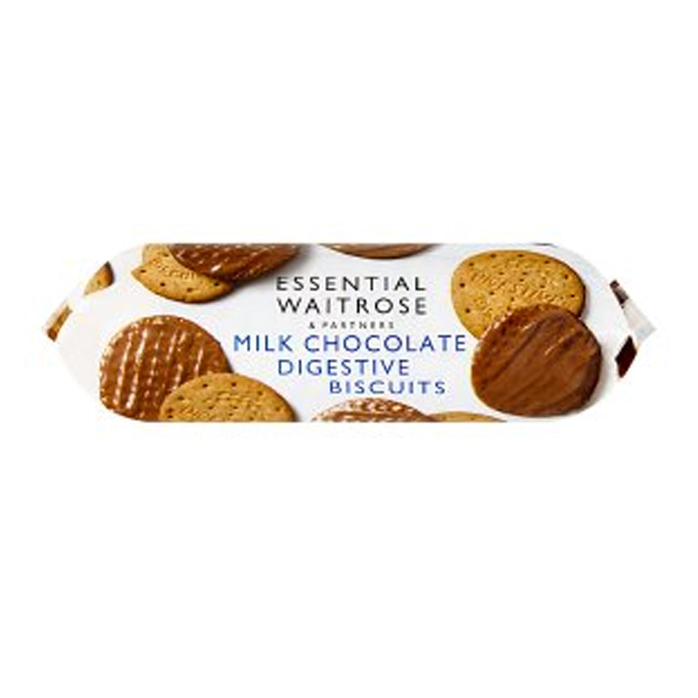 Essential Waitrose Milk Chocolate Digestive Biscuits 300g - Snapcart.pk