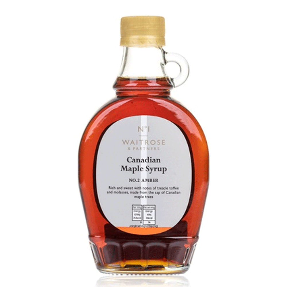Waitrose Canadian Maple Syrup No.2 Amber 330g