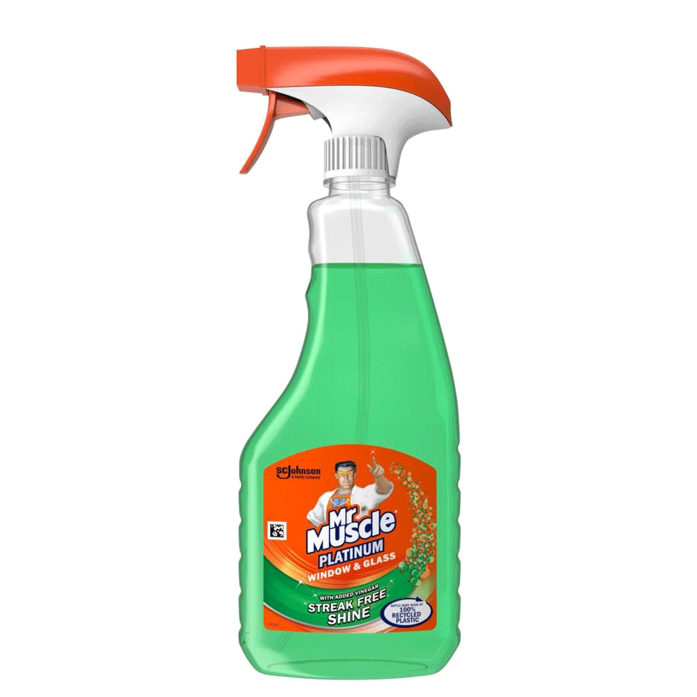 Mr Muscle Platinum Window & Glass Spray 500ml - Snapcart.pk