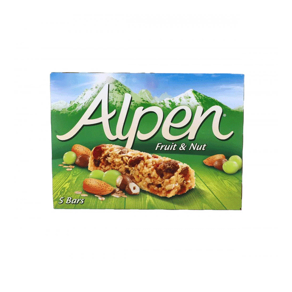 Alpen 5 Bars Fruit & Nut 140g - Snapcart.pk