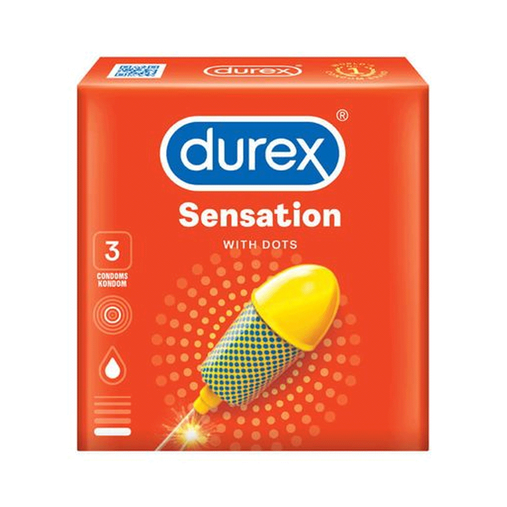 Durex Sensation With Dots Condom 3s