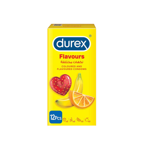 Durex Coloured Flavoured Condoms 12s - Snapcart.pk