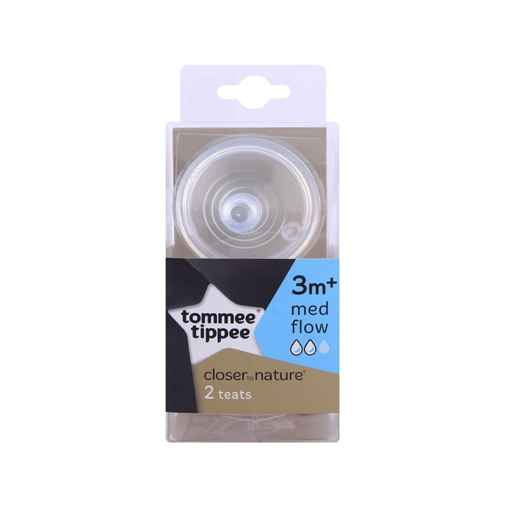Tommee Tippee Med Flow 2 Teats Silicone 3m+421122 - Snapcart.pk