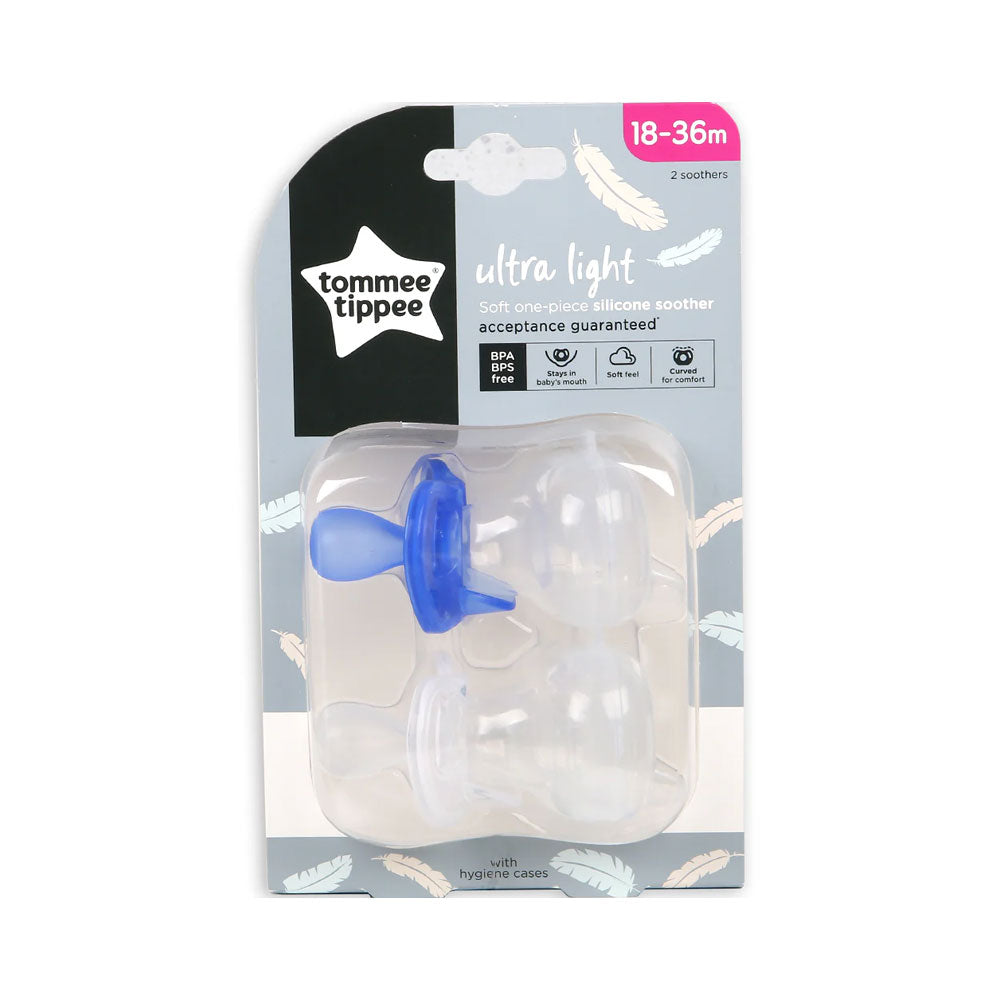 Tommee Tippee Ultra Light Silicone Soother Pack Of 02 18-36m No:43345538