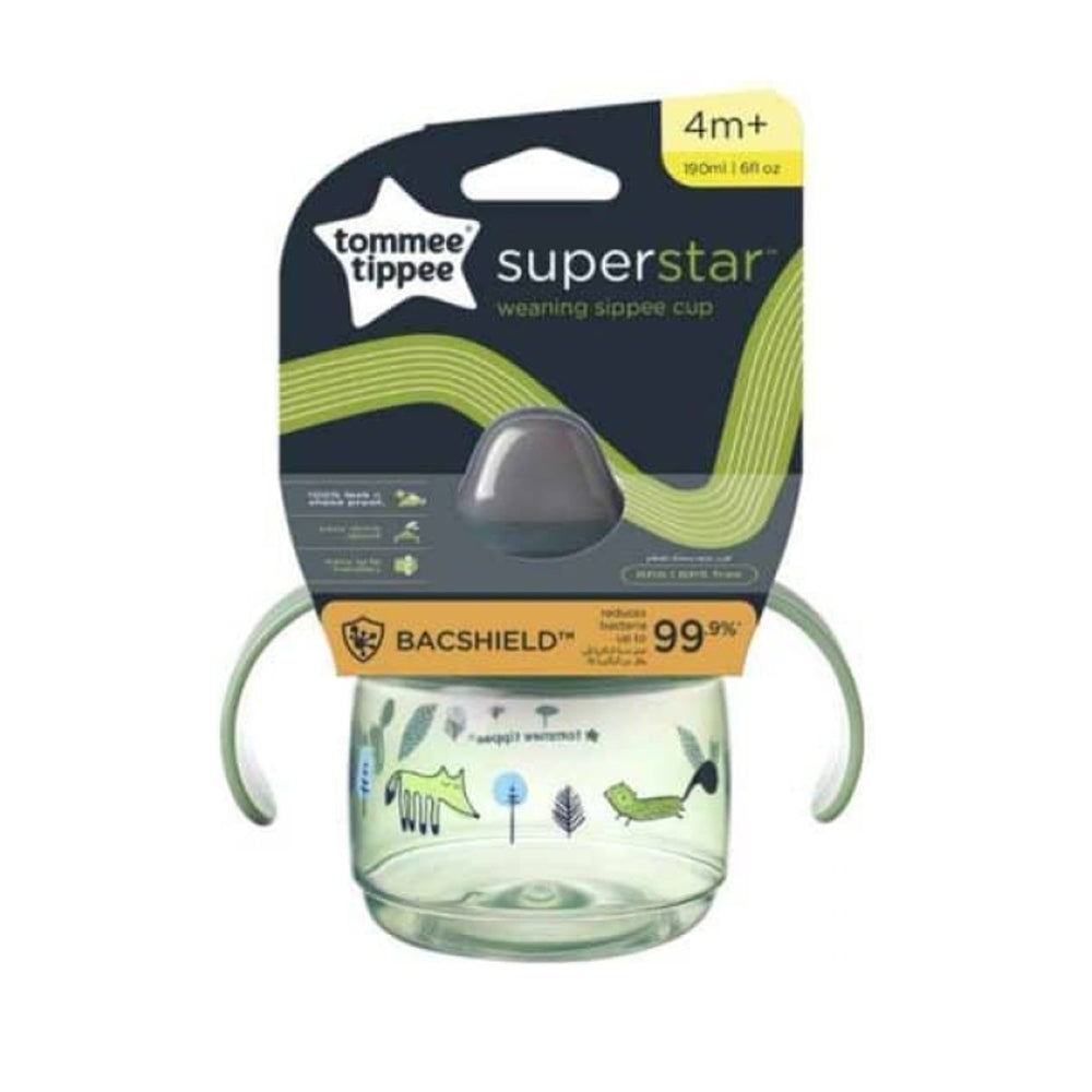 Tommee Tippee Weaning Sippee Cup Green 4+month 190ml 447826 - Snapcart.pk