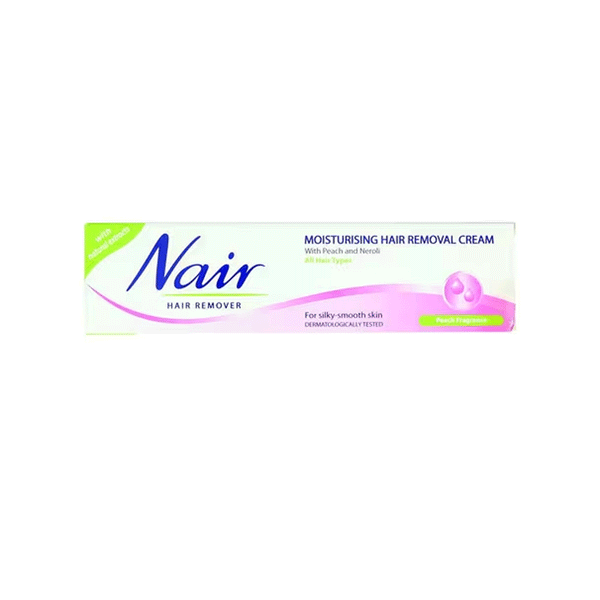Nair Hair Remover Moisturising Cream Peach Fragrance 110ml - Snapcart.pk