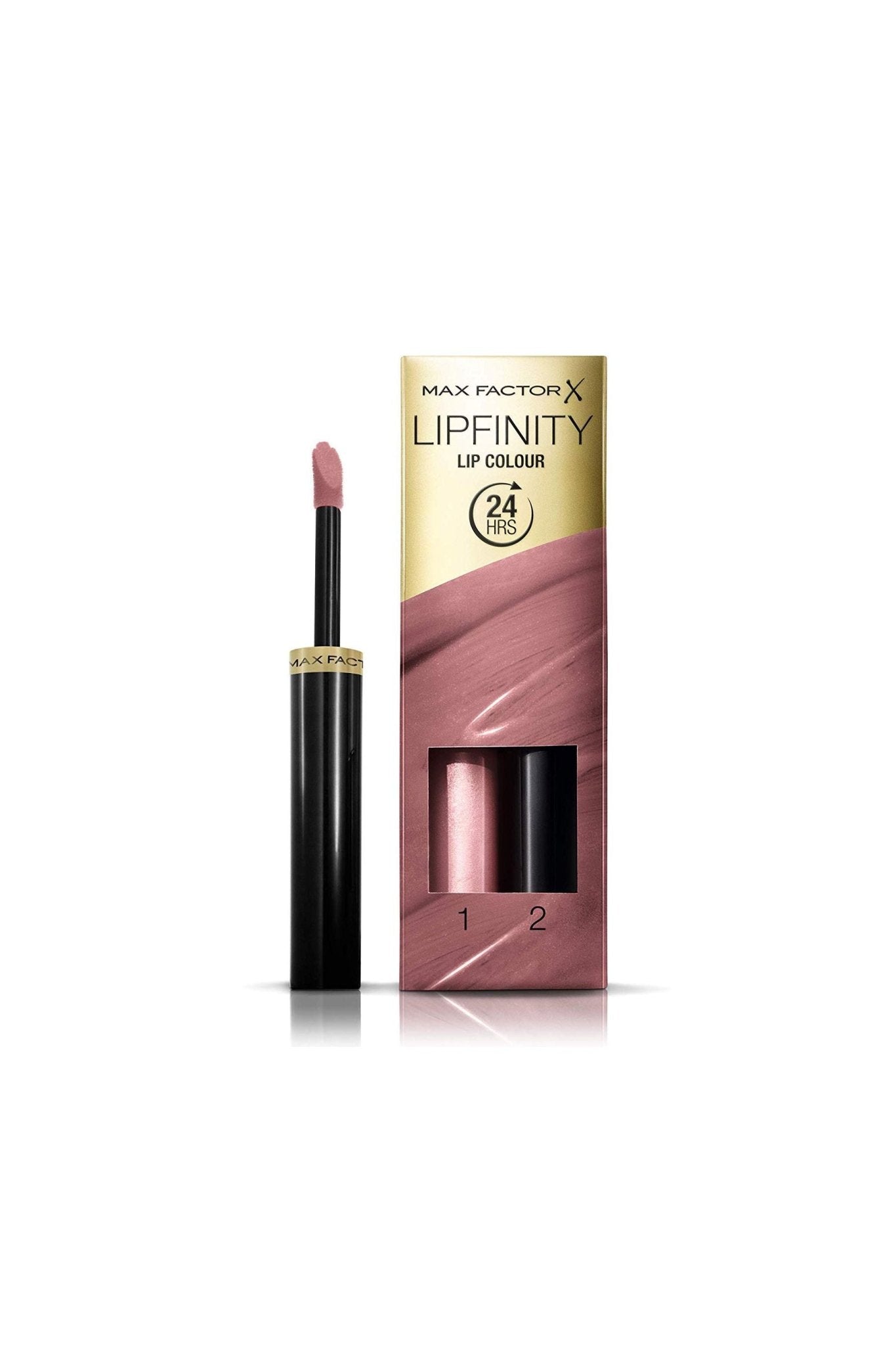MaxFactor Lipfinity Lip Colour Lipstick 2step Long Lasting 310 Essential Violet 2.3 Ml + 1.9 G