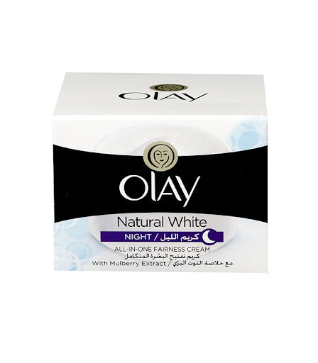 Olay Natural White Night Cream 50g - Snapcart.pk