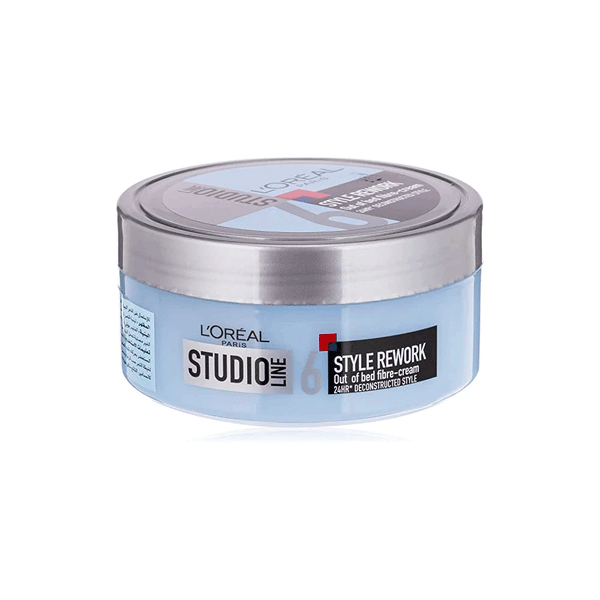 Loreal Studio Line Style Rework Out Of Bed Fibre Cream 150ml - Snapcart.pk