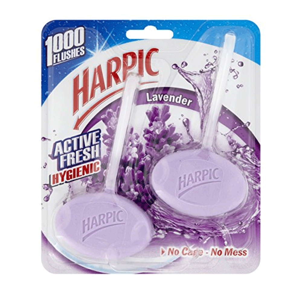 Harpic Air Freshner Active Fresh Hygienic Lavender 2x40g - Snapcart.pk