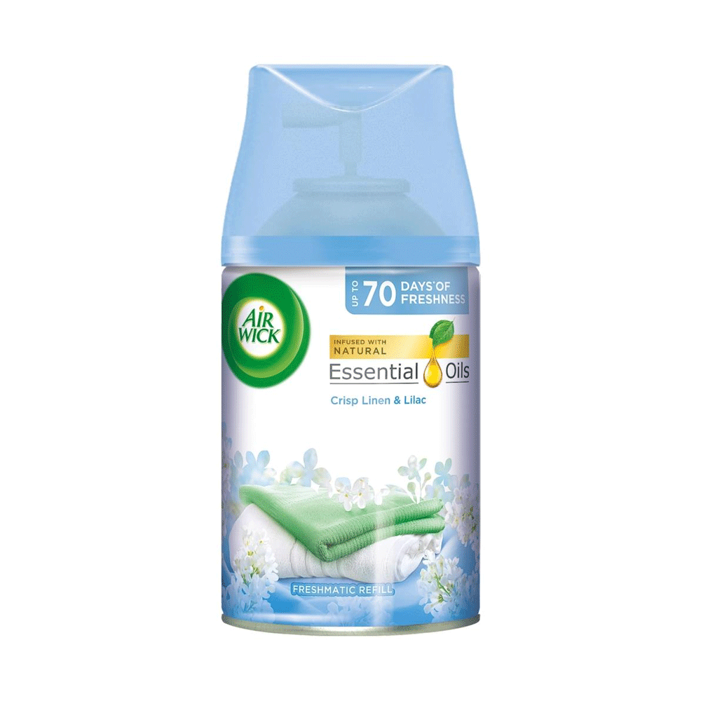 Air Wick Essential Crisp Linen & Lilac Freshmatic Refill 250ml