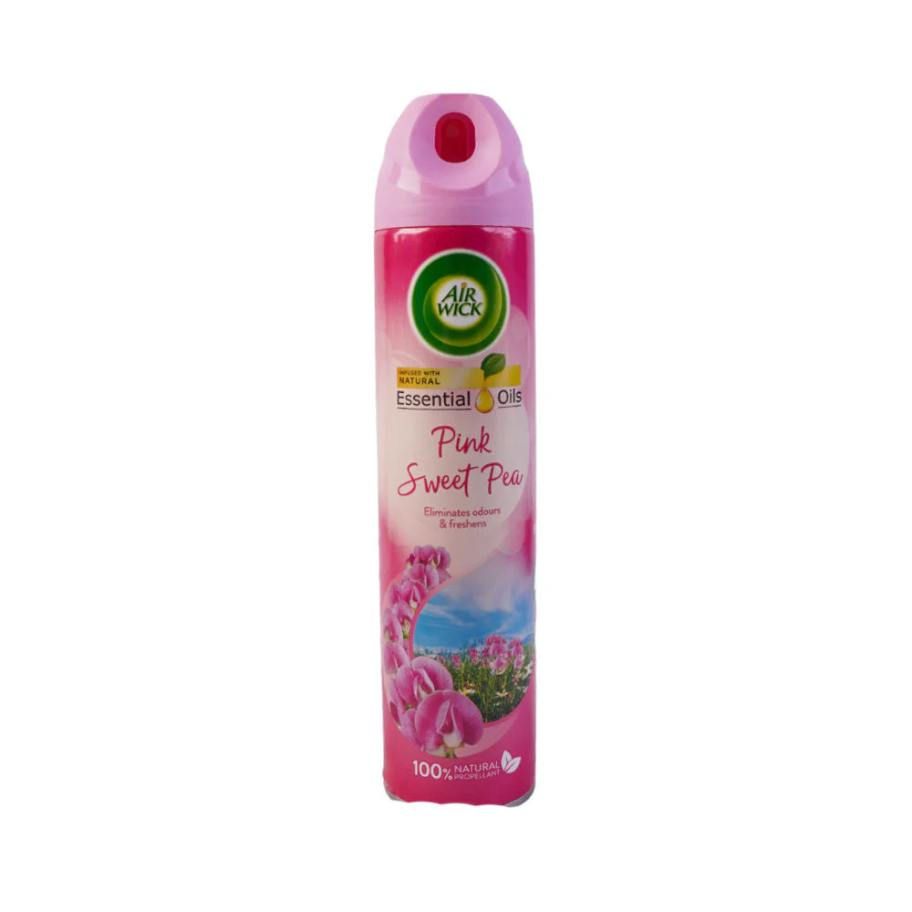 Air Wick Pink Sweet Pea Air Feshener Spray 240ml - Snapcart.pk